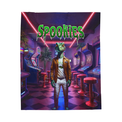 Spookies "Don't Go to the Mall" Velveteen Plush Blanket (50"x60")